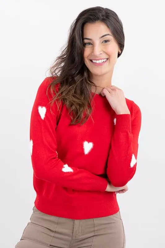 Suéter Punto Corazones sold by Shasa