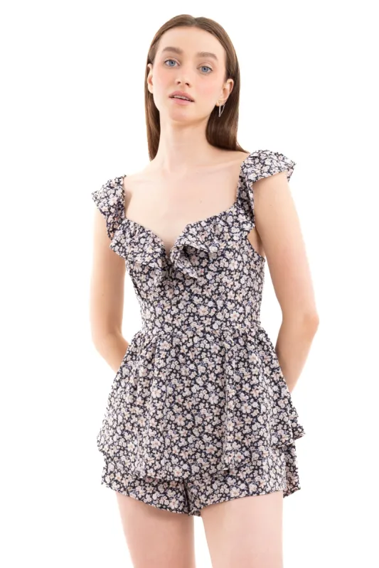 Romper mini olán flores sold by Shasa