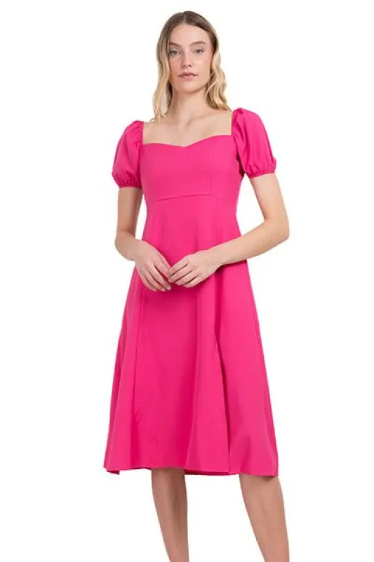 Vestido Midi Cinta Trasera sold by Shasa