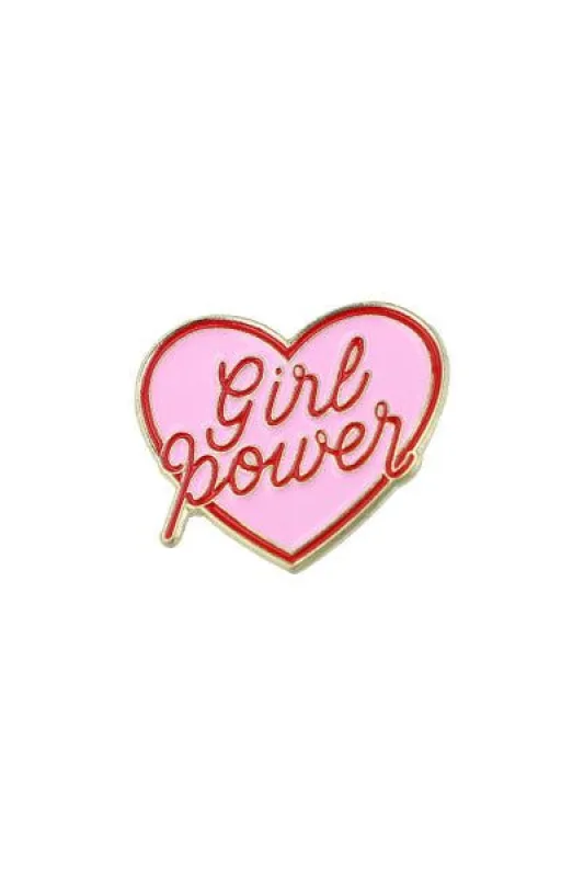 Pin corazón Girl Power sold by Shasa