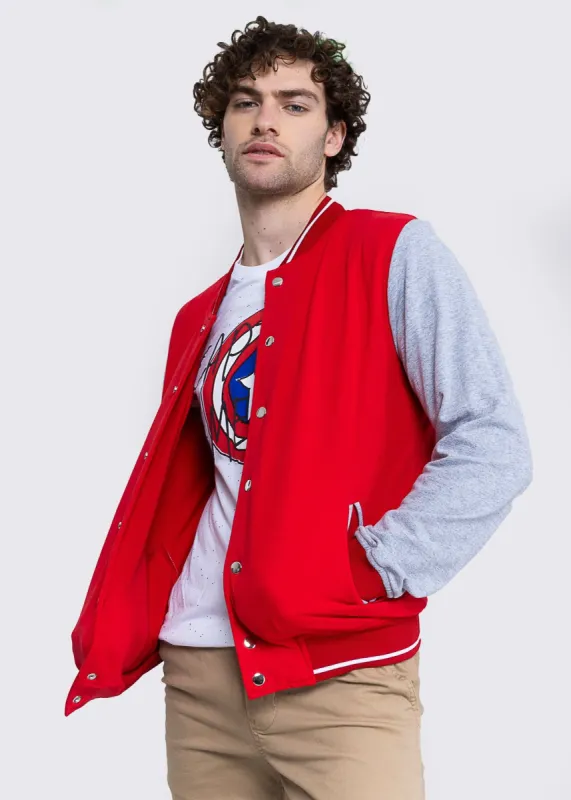 Chamarra bomber college bicolor botones sold by Shasa