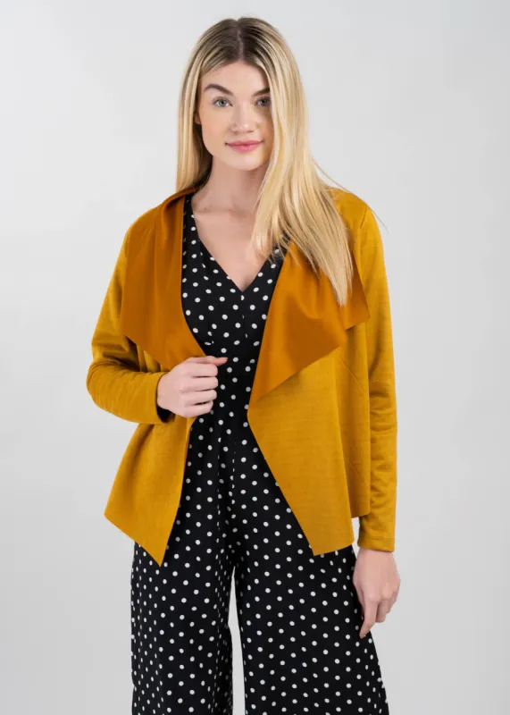 Saco cascada textura durazno sold by Shasa