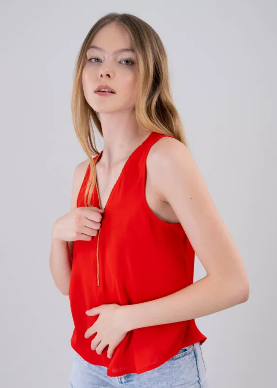 Blusa tirantes cierre delantero sold by Shasa