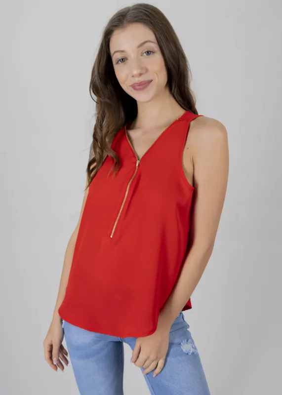 Blusa tirantes cierre delantero sold by Shasa