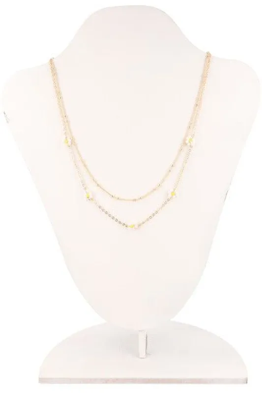 Collar 2C Florecitas sold by Shasa