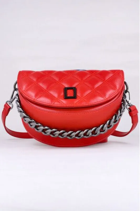 Bolso crossbody capitonado cadena sold by Shasa
