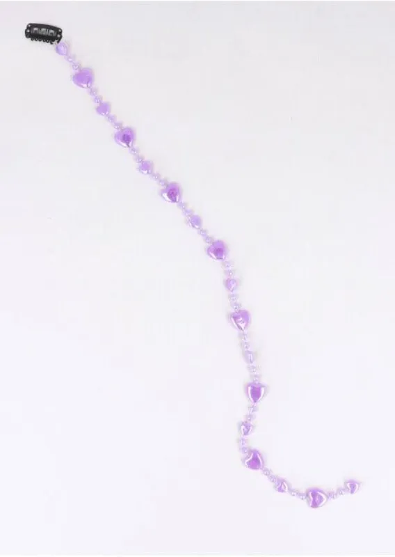 Broche mini colgantes cuentas corazón sold by Shasa