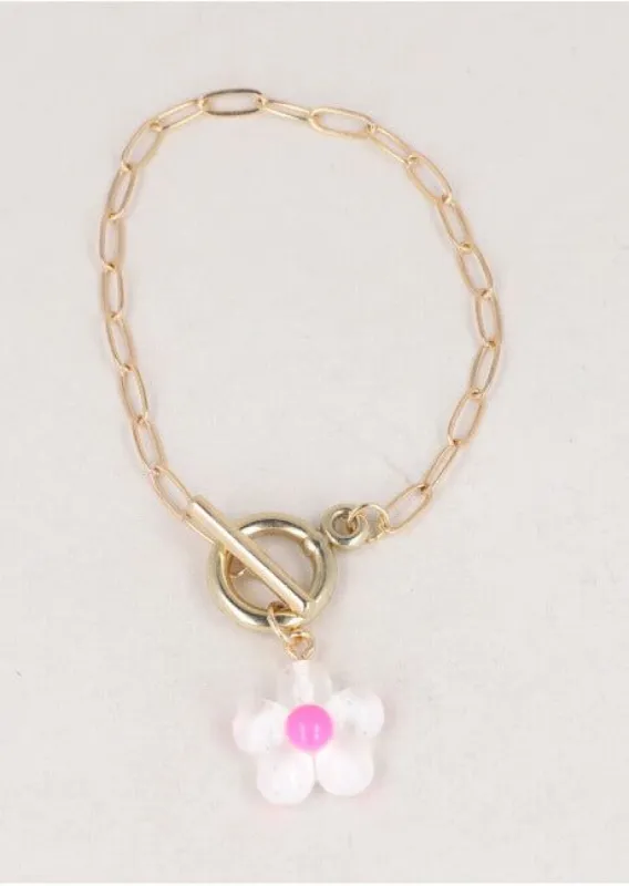 Pulsera Cadena Flor sold by Shasa