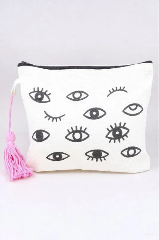 Bolsa canvas multiusos ojos sold by Shasa