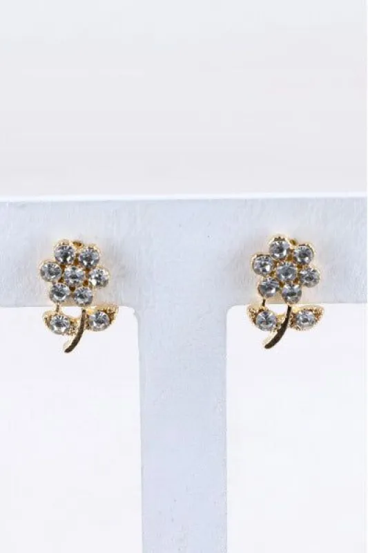 Aretes Florecita Brillos sold by Shasa