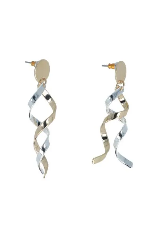 Aretes Circulo Remolino Bitono sold by Shasa