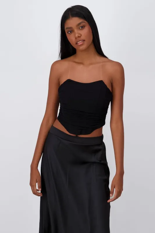 Top Strapless De Mesh sold by Shasa