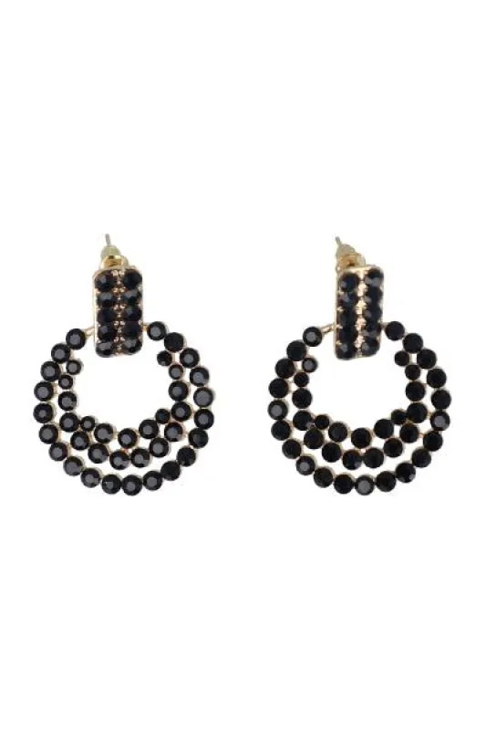 Aretes Barra Aros Brillos sold by Shasa