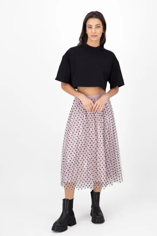 Falda De Tulle Con Polka Dots sold by Shasa