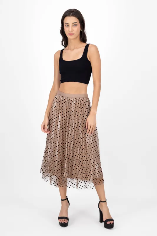 Falda De Tulle Con Polka Dots sold by Shasa