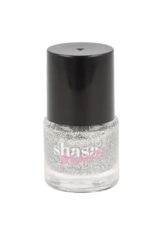 Esmalte plata glitter sold by Shasa