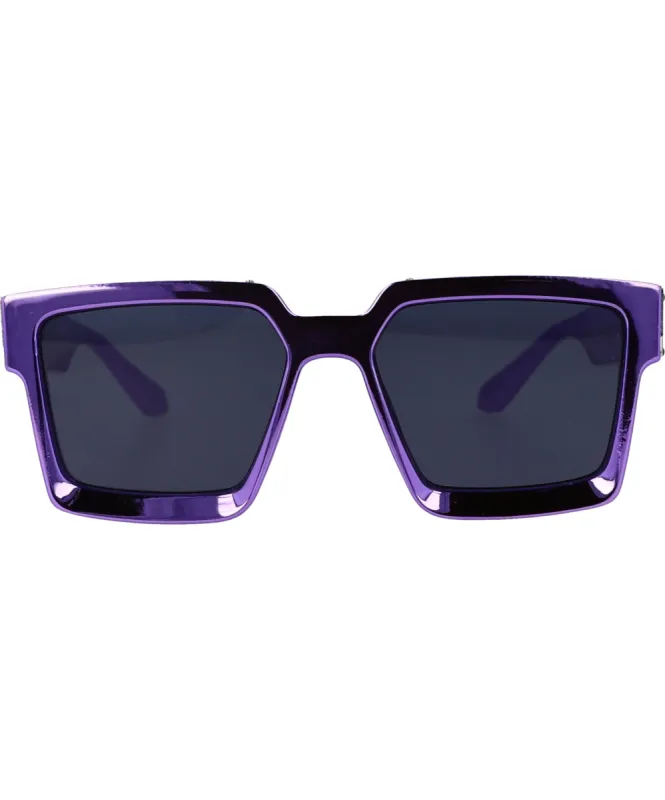 Lentes cuadrados metálicos sold by Shasa