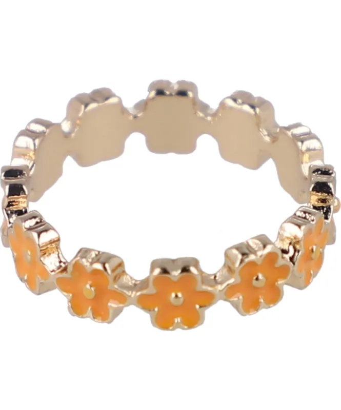 Anillo Metálico Flores sold by Shasa