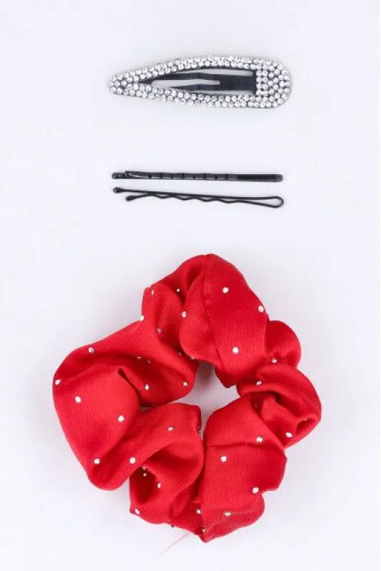 Set 4 Accesorios Cabello Scrunchie sold by Shasa