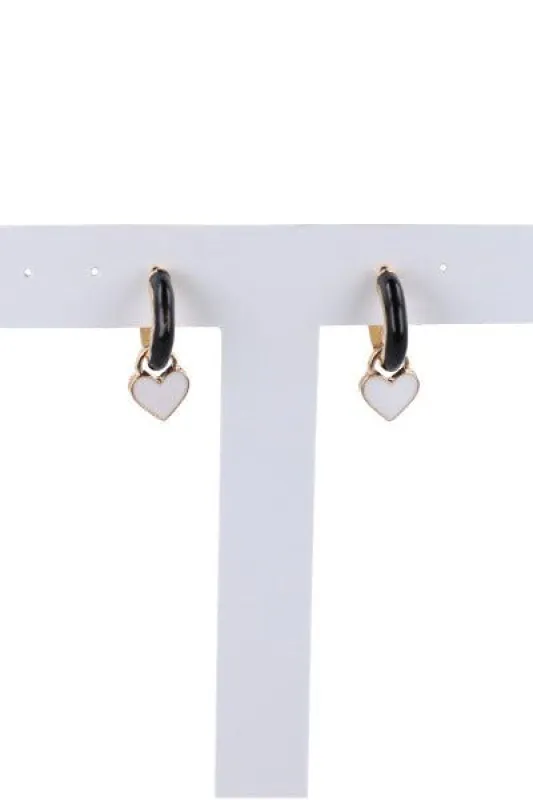 Arracadas dije corazón sold by Shasa