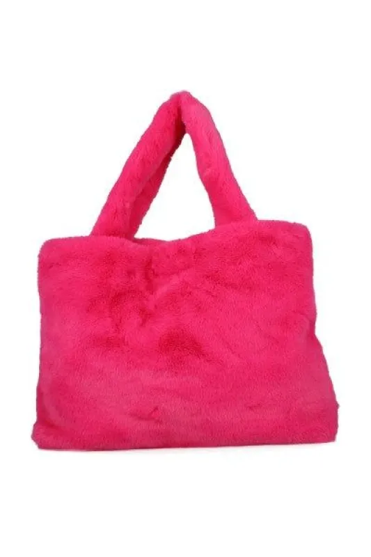 Bolso tote peluche monocolor sold by Shasa