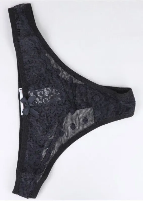 Tanga Mesh Puntos sold by Shasa