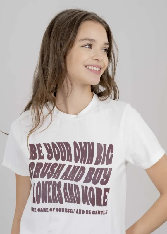 Playera manga corta be your sold by Shasa