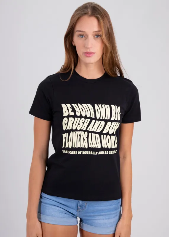 Playera manga corta be your sold by Shasa