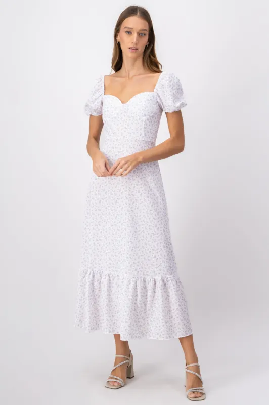 Vestido maxi floreado copas sold by Shasa