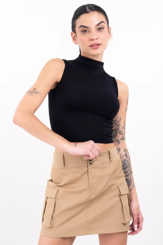 Top seamless cuello alto sold by Shasa
