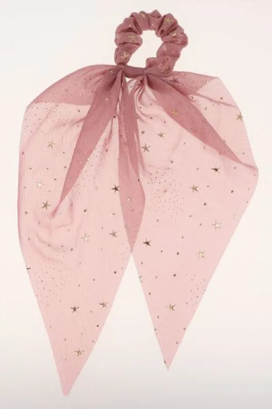 Scrunchie mesh estrellas sold by Shasa