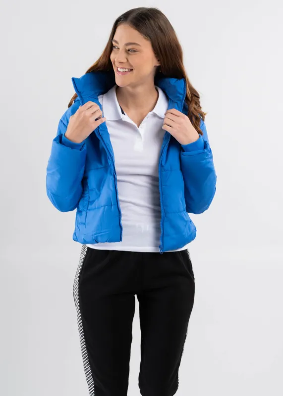 Chamarra puffer corta gorro sold by Shasa