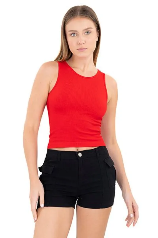Top acanalado tirantes sold by Shasa