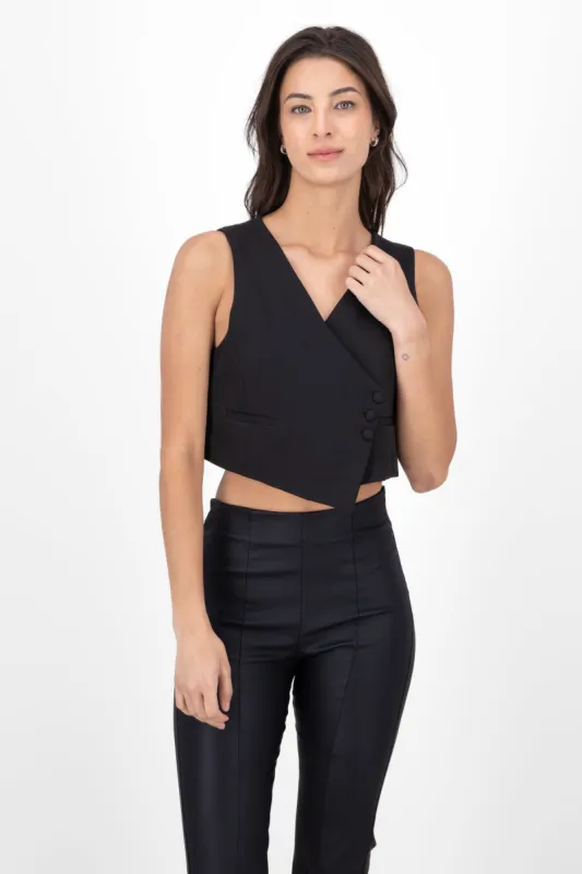 Chaleco Asimetrico Botones sold by Shasa