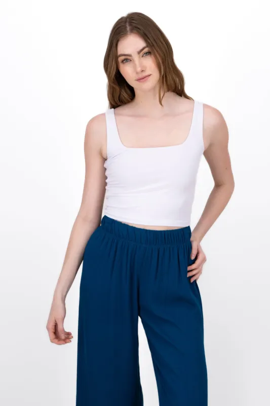 Top Escote Cuadrado Doble Tela sold by Shasa