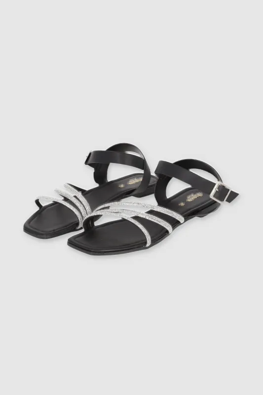 Sandalia Brillos Tobillo sold by Shasa