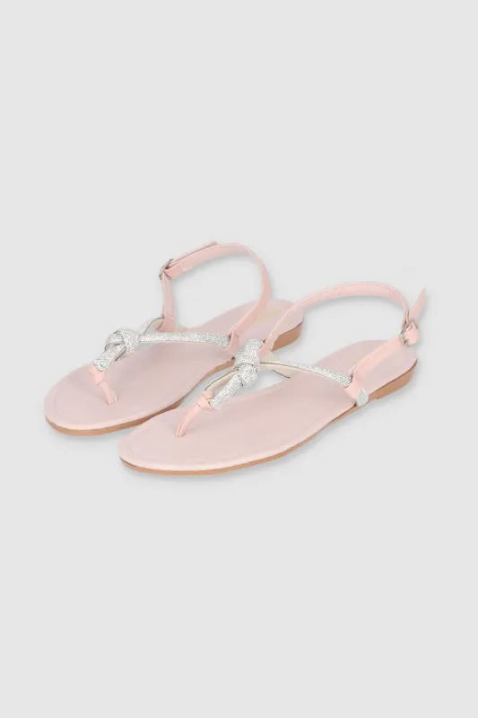 Sandalia Brillos Nudo Dedo sold by Shasa