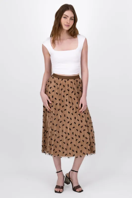 Falda Midi Mesh Mono sold by Shasa