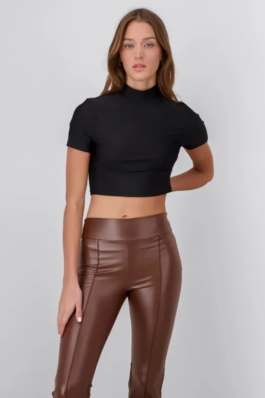 Top Crop Manga Corta Escote Espalda sold by Shasa