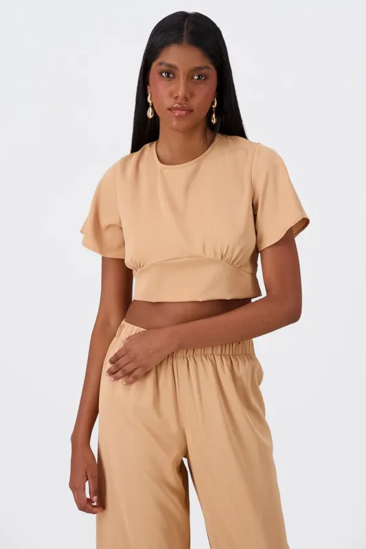 Top Manga Corta Detalle Lazo sold by Shasa