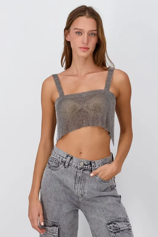 Top Tirantes Cadena Brillos sold by Shasa