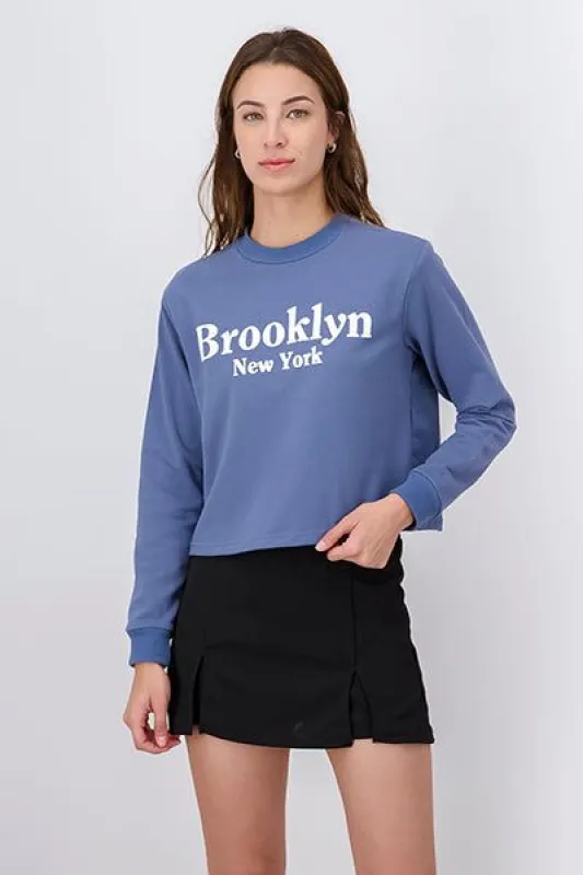 Sudadera Crop Brooklyn New York sold by Shasa