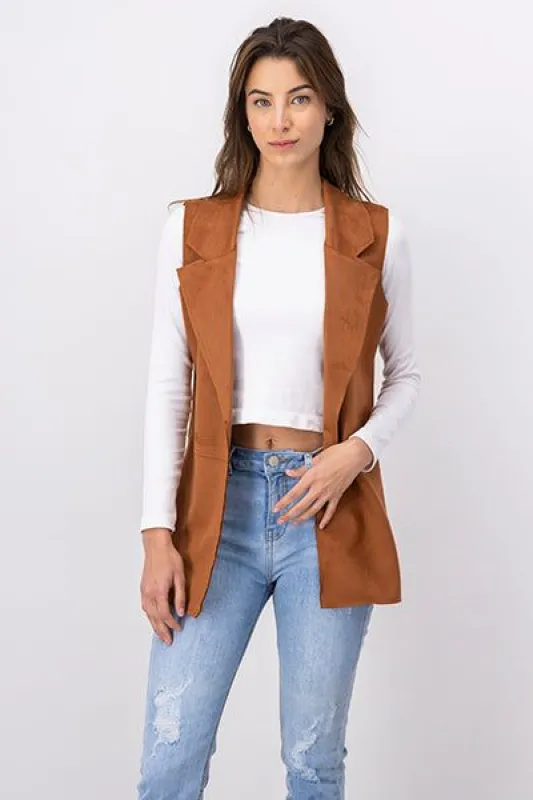 Chaleco Largo Solapa sold by Shasa