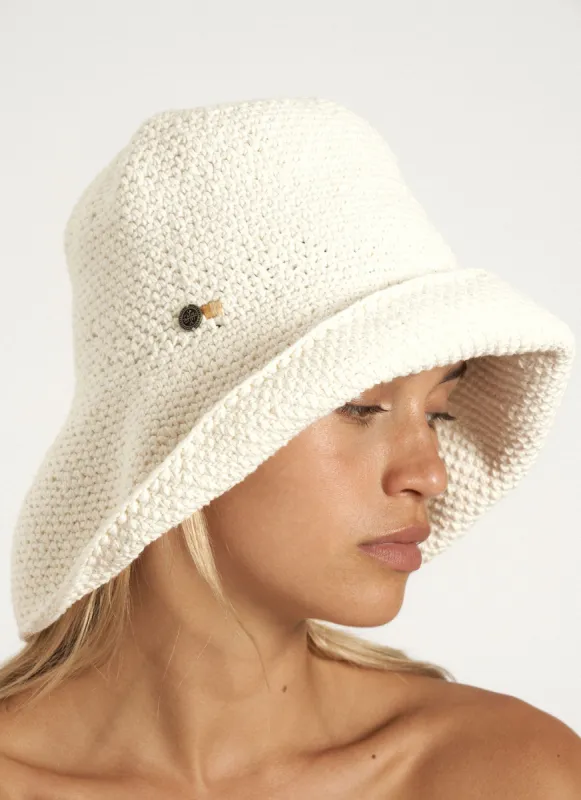 ETTA SUN HAT NATURAL sold by SHE MADE ME