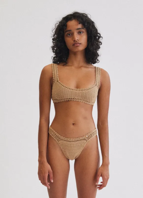 ESSENTIAL CROCHET CLASSIC BOTTOM SAND sold by SHE MADE ME