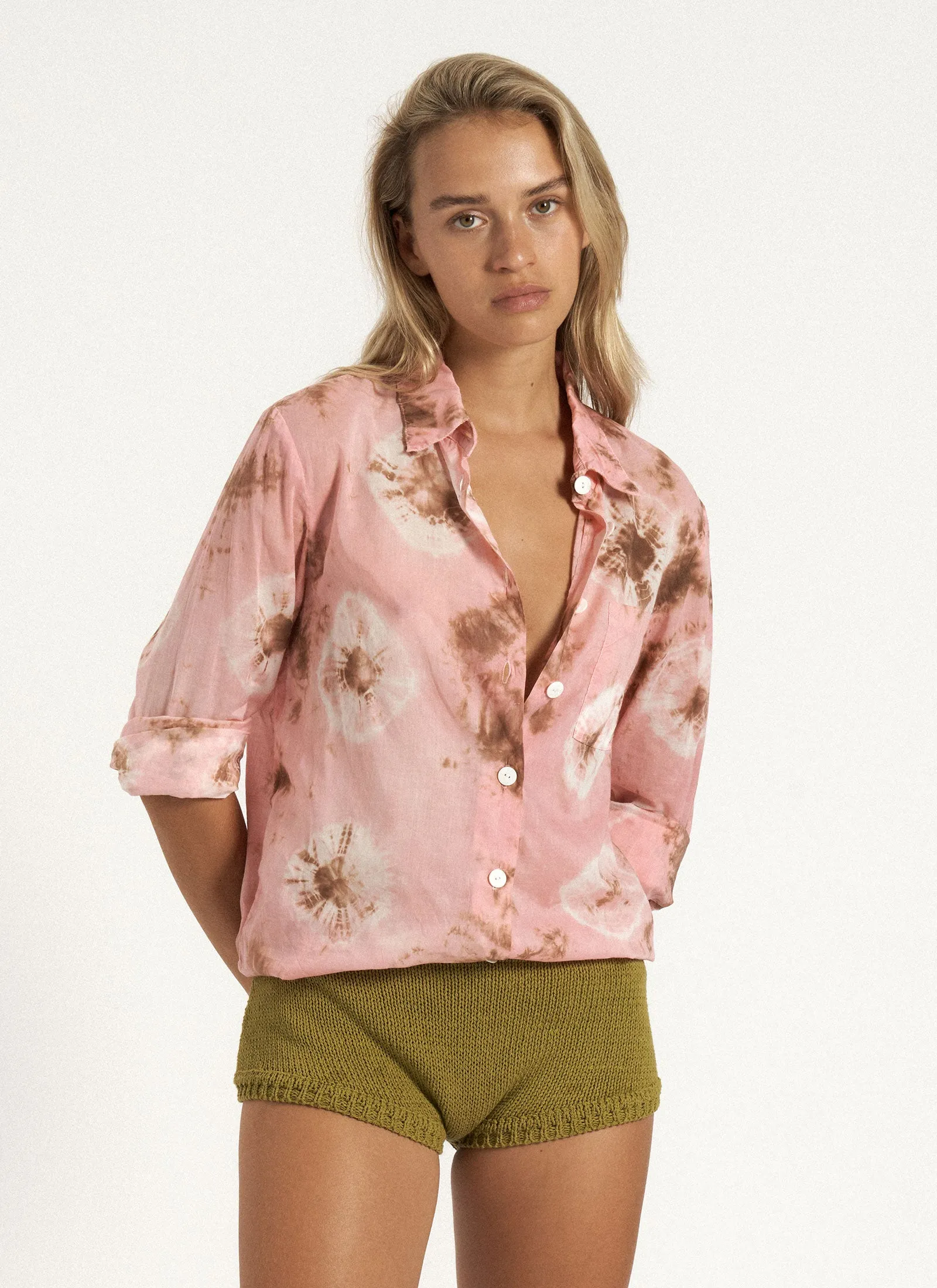 DAISY TIE DYE SHIRT PARADISE PINK sold by SHE MADE ME product image thumbnail 2