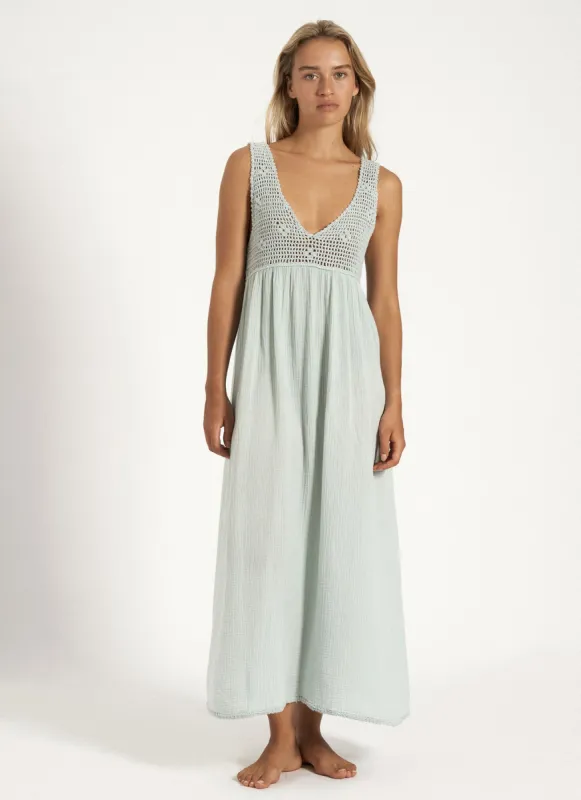 SHANTI DRESS POWDER BLUE sold by SHE MADE ME