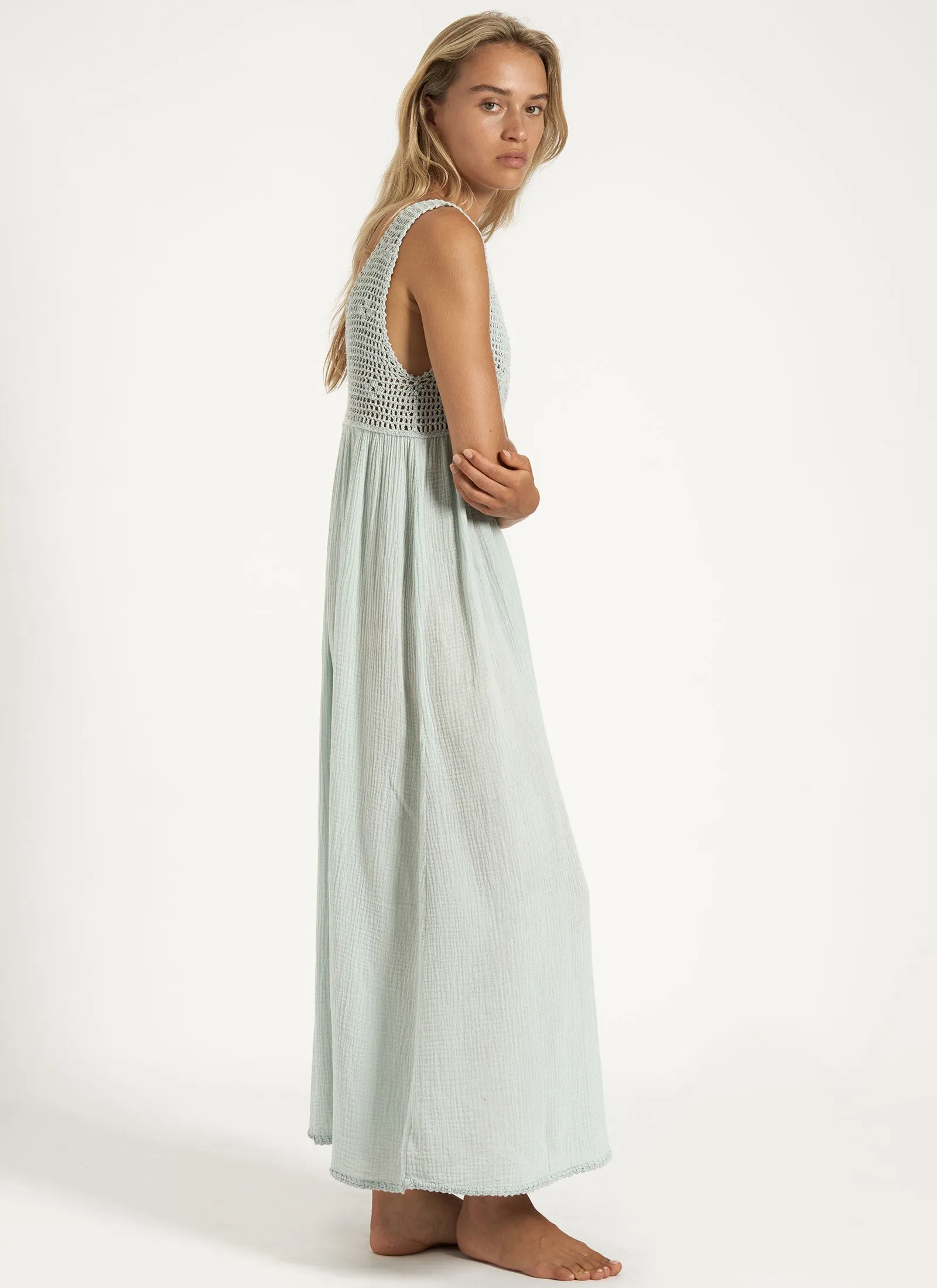 SHANTI DRESS POWDER BLUE sold by SHE MADE ME product image thumbnail 2