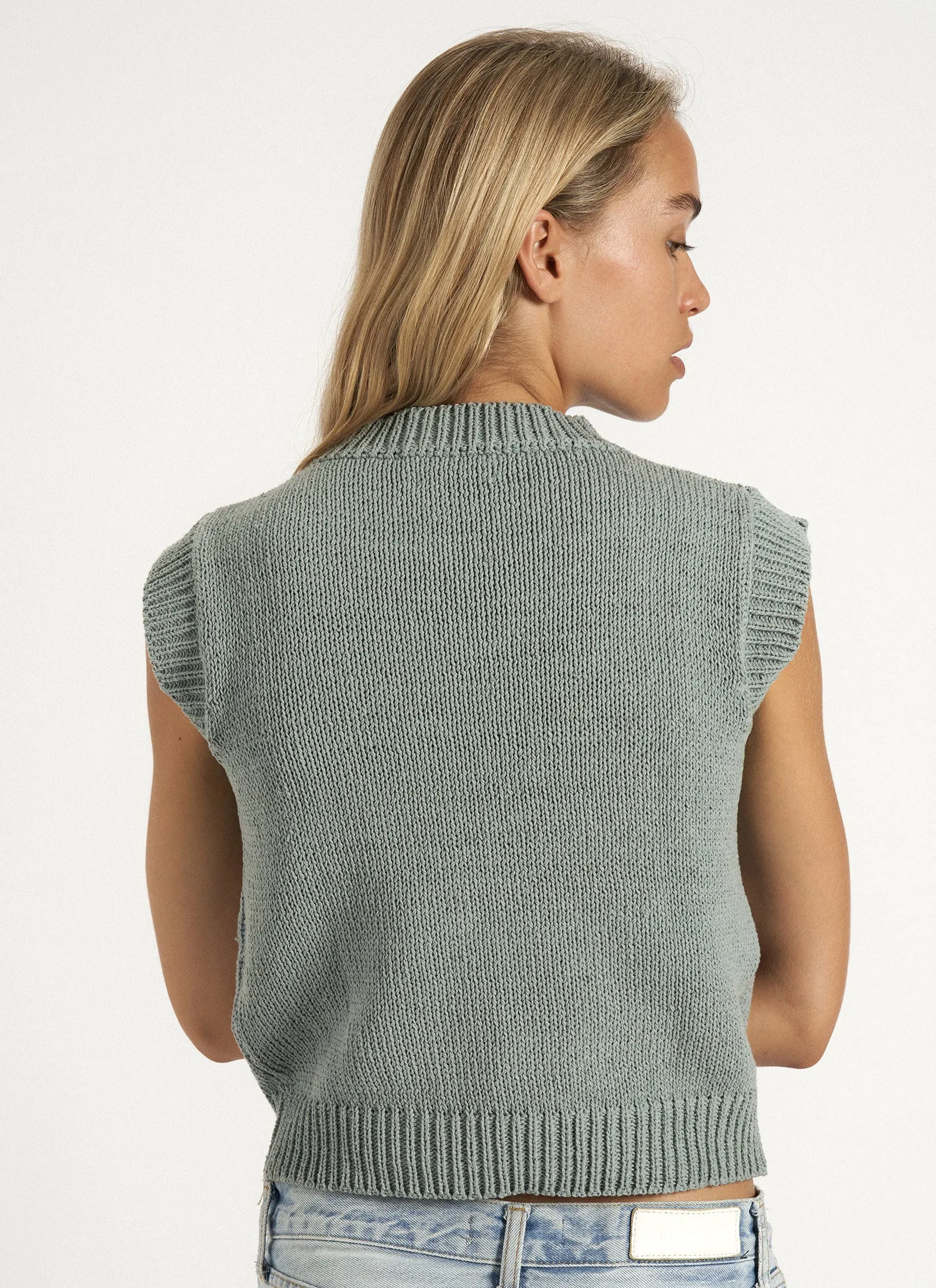 DEVISHA VEST BLUE sold by SHE MADE ME product image thumbnail 2