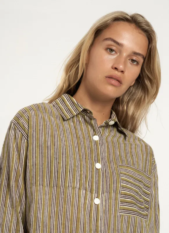 INA SHIRT PALM sold by SHE MADE ME